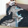 Jayfeather Soft Warm Throw Blanket Warrior Cats Moonpool Spirits Blind Jayfeather