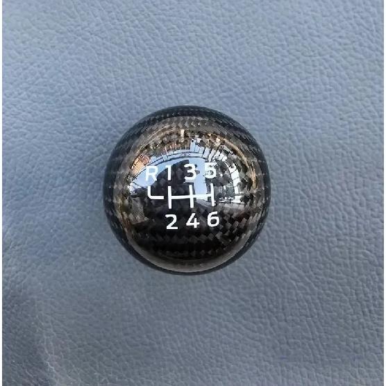 New Manual 6 Speed Red Carbon Fiber Gear Shift Knob For Toyota GT86 Subaru BRZ WRX STI