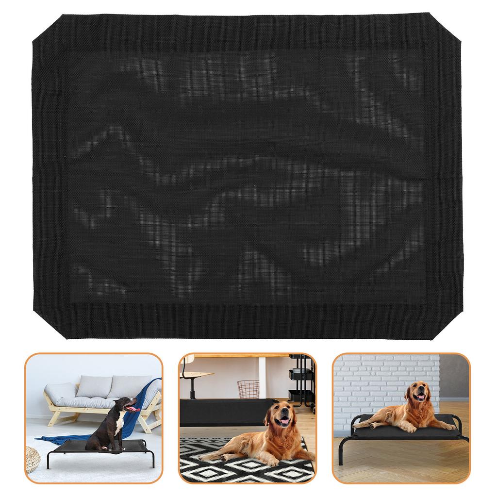 Elevated Pet Dog Bed Cover Detachable Breathable Puppy Sleeping Bed Hammock Suitable for Indoor Outdoor Breathable Dog Hammock