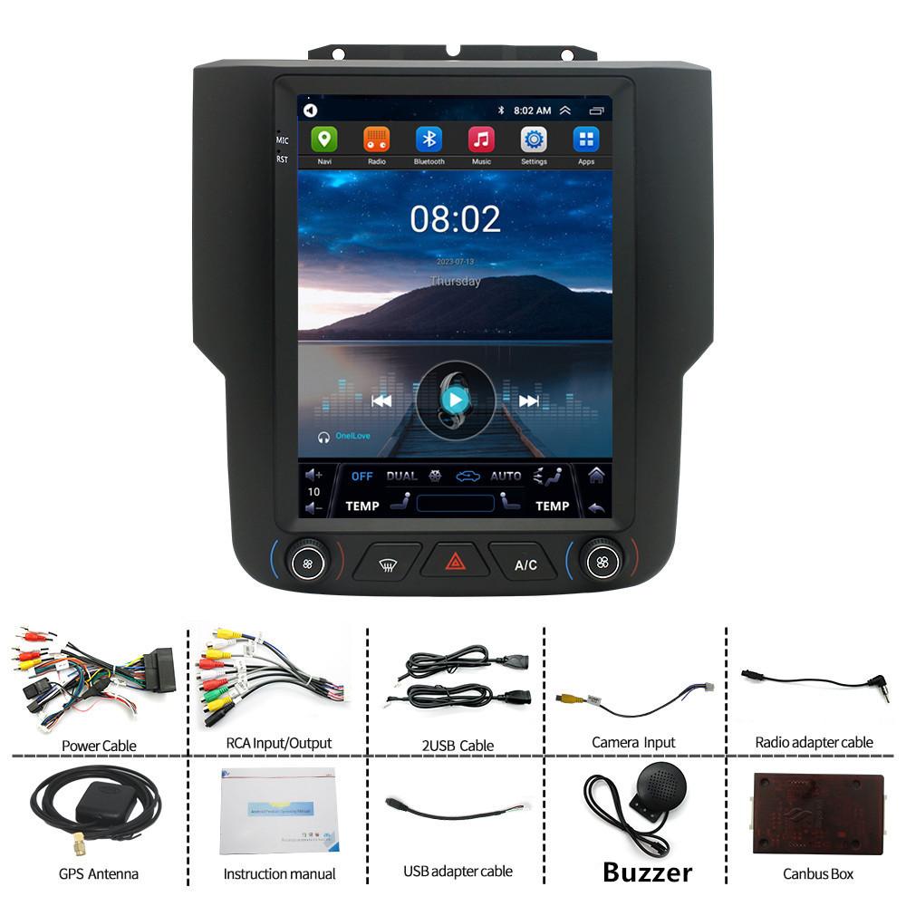 For 2013-2018 RAM 1500-5500 Carplay Stereo Radio GPS Head Unit 9.7" Android 13.0