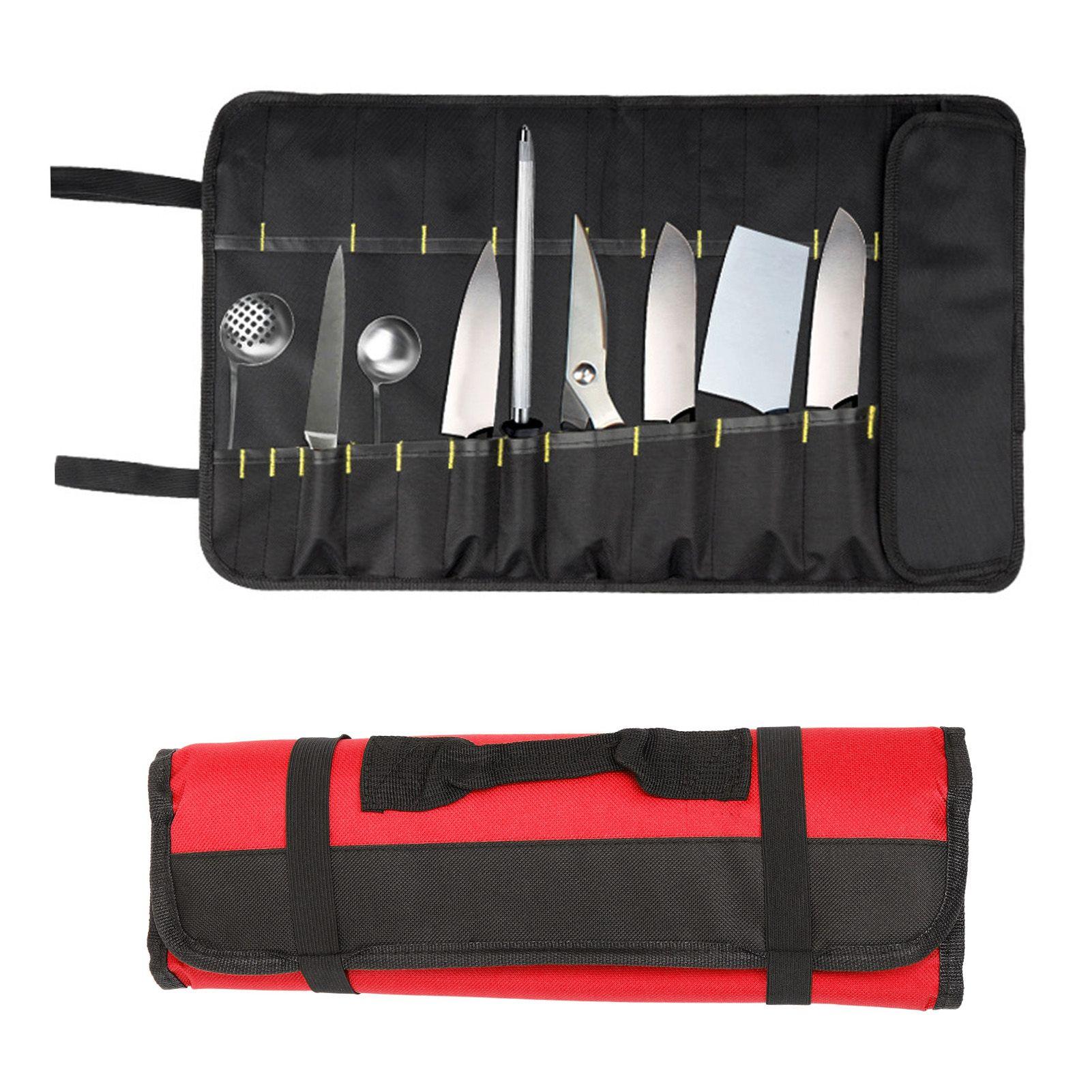 Tool Roll Bag Portable Canvas Waterproof Multifunctional Tool Organization Roll Bag for Woodworking
