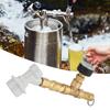 Pressure Regulator Gauge Valve with Connector Assembly Brewing Equipment Accessories0-30PSI with