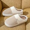 Fashion 2025 New Warm Men Slippers Women Winter Cotton Shoes Non-Slip Thick Sole Soft Flats Bedroom Concise Home Couples Furry Slipper