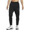 Nike Slim Fit Cuffed Knit Joggers With Logo Print Men Bottoms Black DQ5406-010