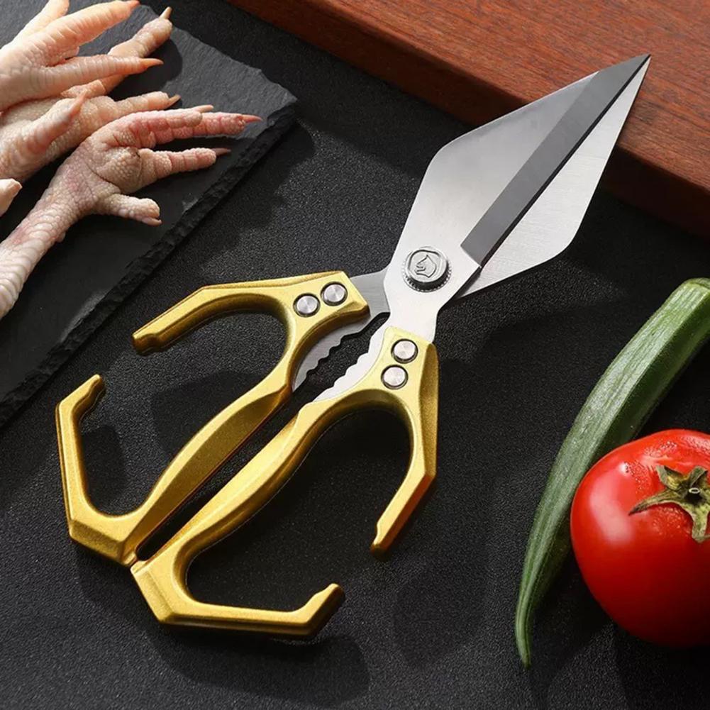High Kitchen Shears Long-lasting Kitchen Scissors Heavy Duty Stainless Steel Kitchen Scissors with Ergonomic Grip for Precision