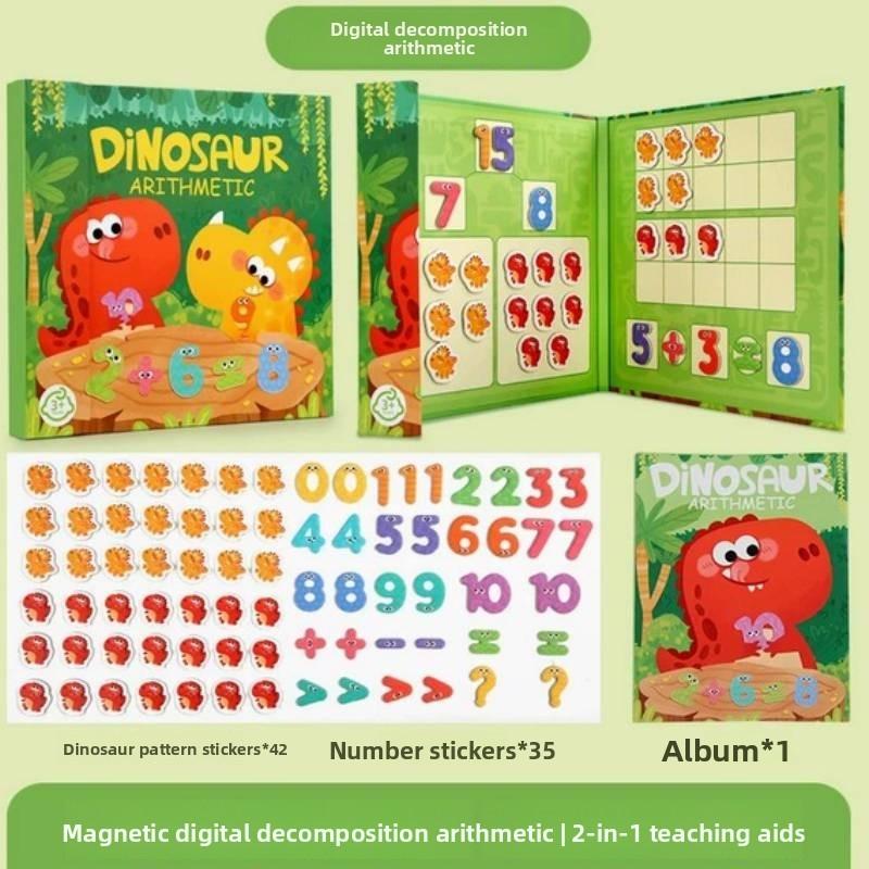 Wooden Magnetic Fraction Board Educational Toy For Third Grade Math Learning