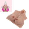 Color 2 Silicone Fake Breast Soft Comfortable Odorless Shapely Trembling Silicone Fake Boobs