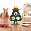 Christmas Tree Children's Handmade DIY Stereo Wooden Christmas Tree Scene Layout Christmas Decorations Ornaments