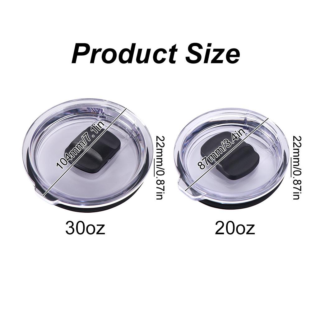 Magnetische Schiebe-Ersatzdeckel 20/30 oz Wasserflaschenverschluss Becherabdeckung Kaffeetasse