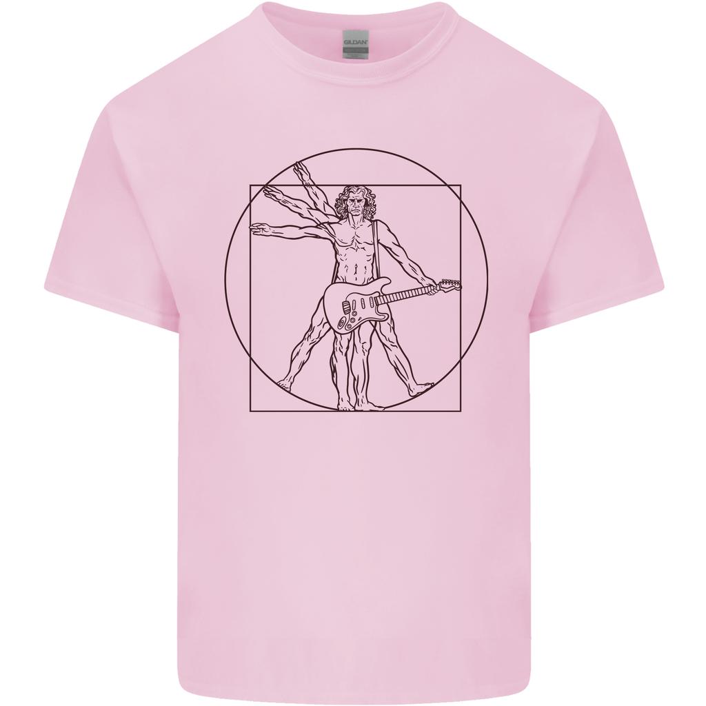 Guitar Vitruvian Unisex Guitarist Unisexs Light Cotton TShirt