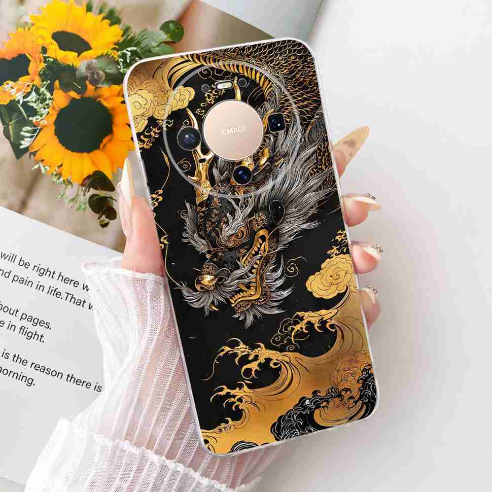 For Huawei Mate 80 5G 2025 Case VYG-AL00 Soft Silicone Sweet Heart Painted Cover Case For Huawei Mate80 Mate 80 TPU Fundas