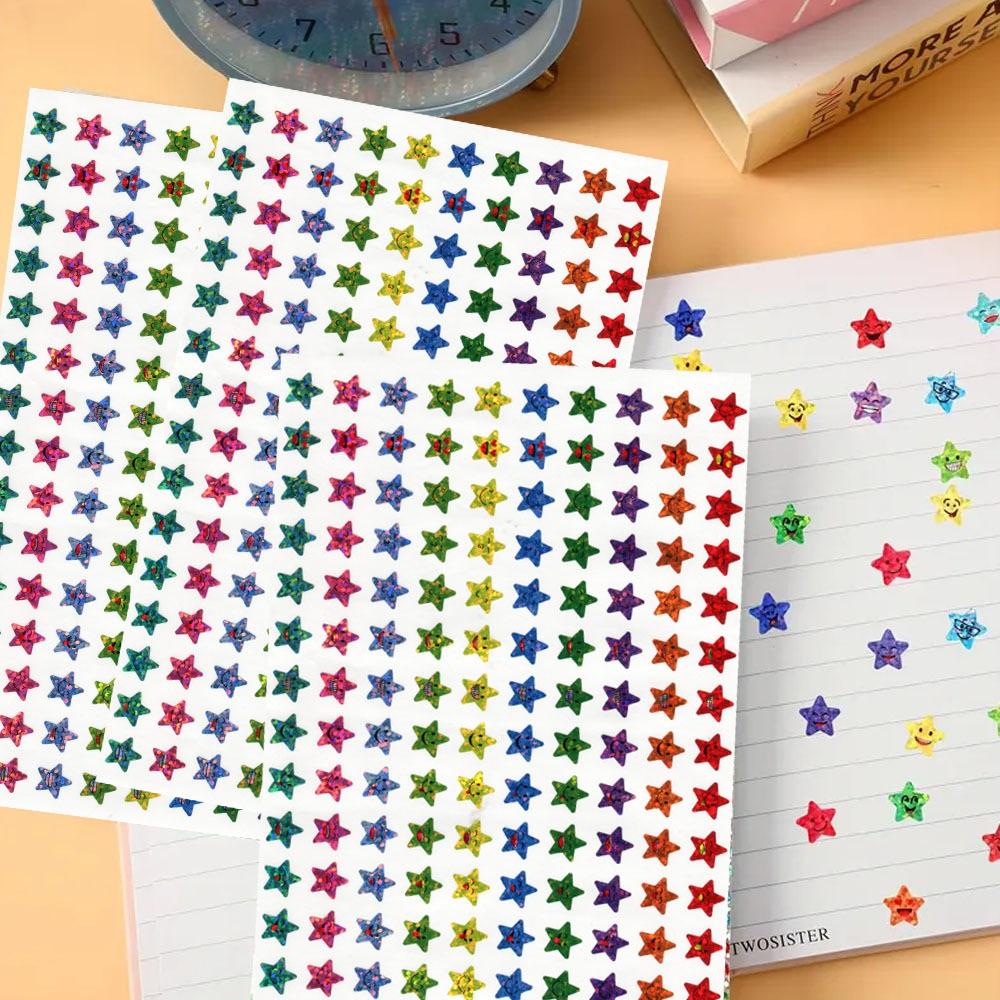 1500 Star Stickers Reward Chart Set – 10 Sheets, Holographic & Classic Designs For Kids, Students, Teachers – Positive Reinforcement Stickers