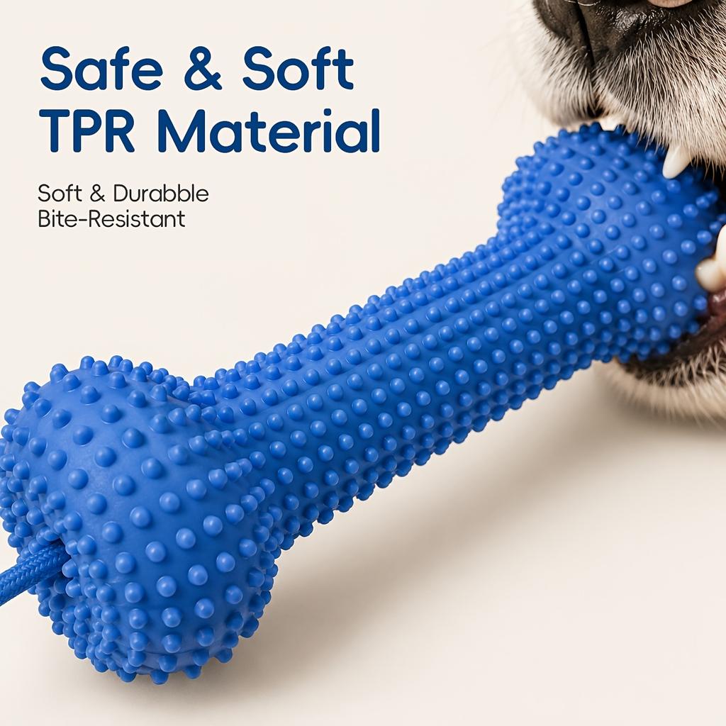Dog Toothbrush Chew Toy Interactive Teeth Cleaning Durable Nylon Dental Stick For Small Medium Large Dogs
