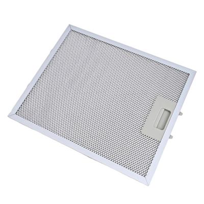 Sada 3 kovových tukových filtrů pro digestoře RANGEMAS TER, 300 x 250 mm Stříbrný filtr Odolný proti mastnotě Kuchyňský digestořový odvětrávací filtr