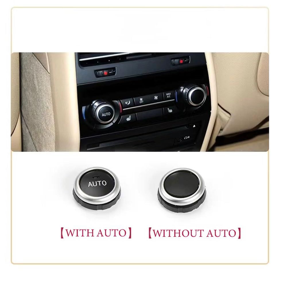 Rear Air Conditioning ac Temperature Adjustment Heat Control Switch AC Rotary Knob for BMW 5 6 7 Series F10 F06 F12 F07 F01 F02 6131 9393 931