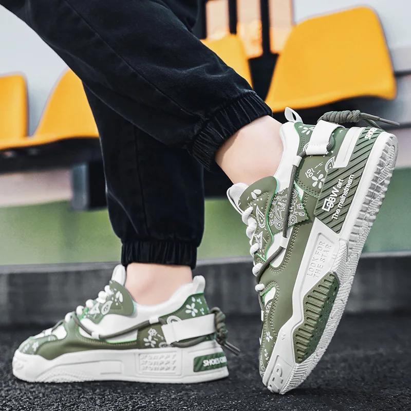 Men's Shoes 2025 New Summer All Casual Board Shoes Sports Thick Sole Increase Bread Shoes Non-slip Wear-resistant Casual Shoes