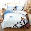 New Fashion 3D Printed Anime Game Blazblue Bedding Set Cartoons three-piece Set Adult Kid Bedroom Duvet Cover Sets Home Textiles