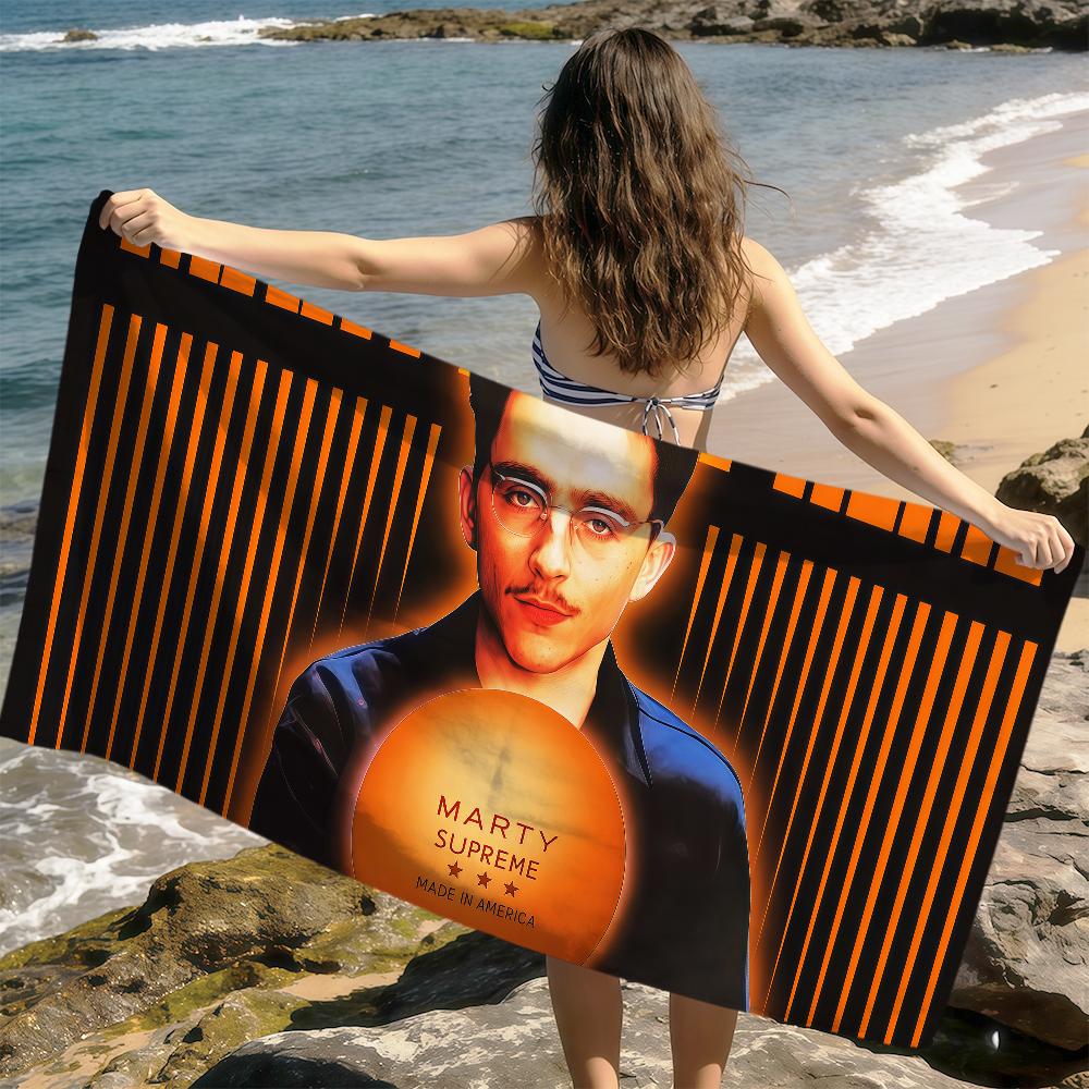 

movie M-marty S-supreme cool art vintage Towel soft Beach Towels Trip Towel swim Summer Holiday Vacation bathing Pool Camp Gift W30*H60(CM)