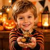 Halloween Countdown Box Schottische Hochlandkuh Adventskalender, 24 Tage Kalender mit 24 Stück Figuren, Gruselige Dekorationen Tägliches Auspacken