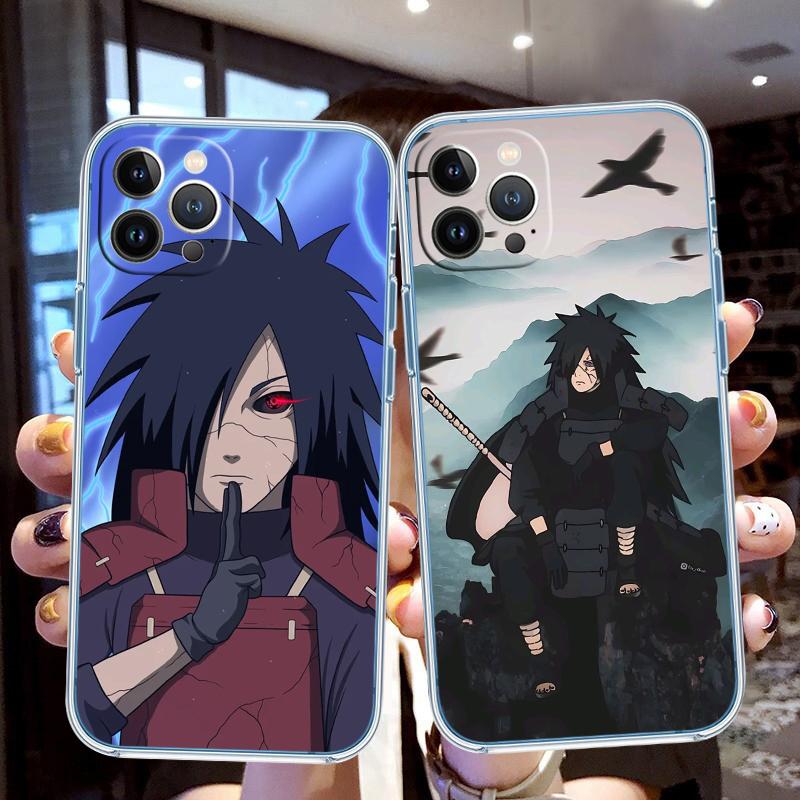 LO74 NARUTO Uchiha Madara Soft Shell Transparent Phone Case for Samsung Galaxy A04 A04S A14 A23 A34 A54 M23 M33 M52 M53