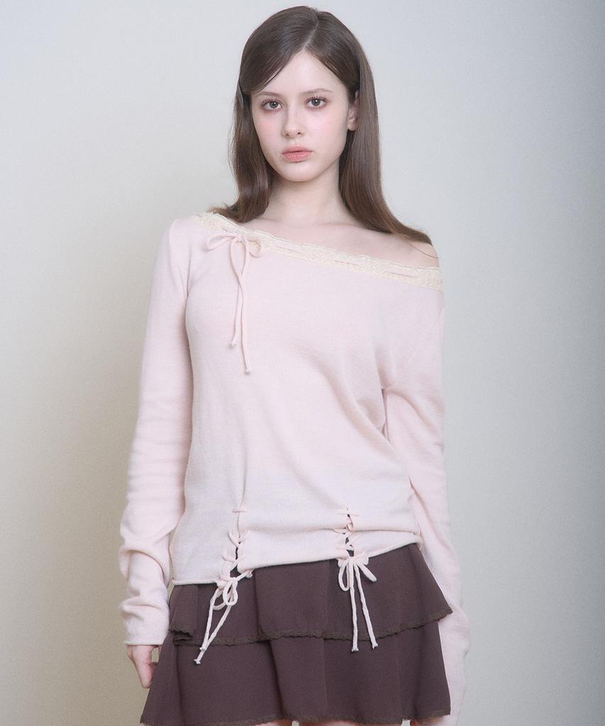 BELLIALEU Ribonnete Knit Pink