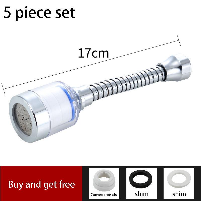 1-15PCS Kitchen Faucet Filter Extender Water Extender Household Bathroom Universal Foaming Showerhead Water Filter Splash Head