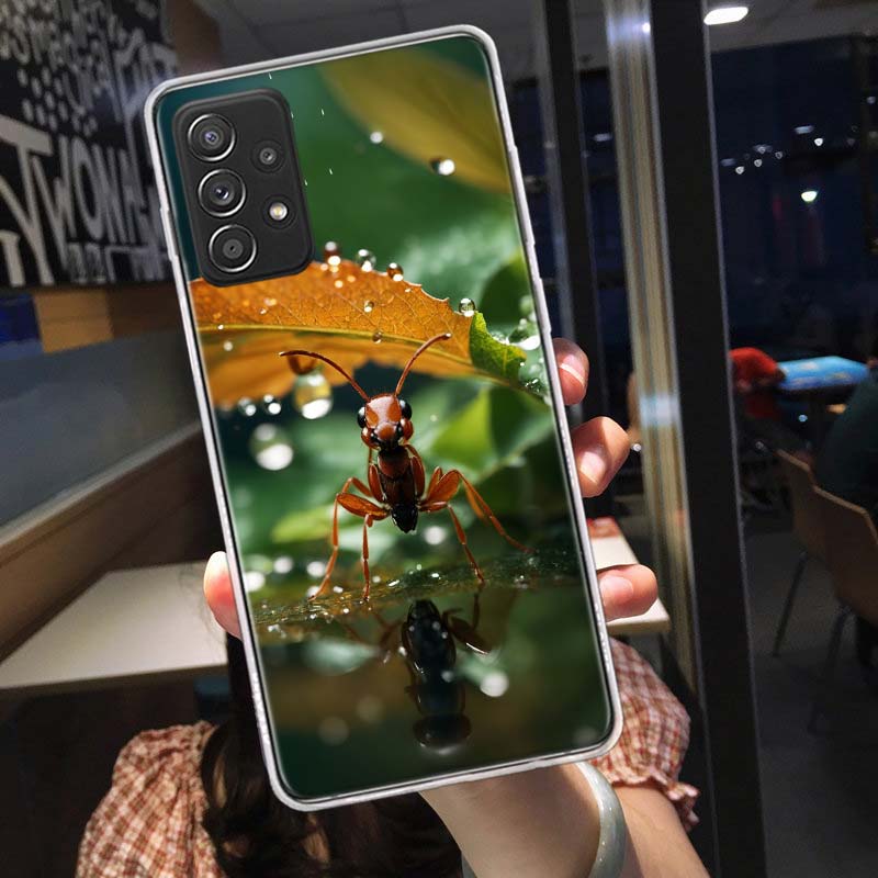 Red Fire Ants, Worker Ants Phone Case for Samsung A54 A57 A37 A17 A14 A15 A12 A24 A34 A55 A35 A25 A52S A07 A05S A04S A22 A32 A72