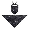 Dog Drool Bib Halloween Ghost Festival Bib Pumpkin Spider Cat Dog Universal Pet Funny Small Medium Large Dog Triangle Scarf