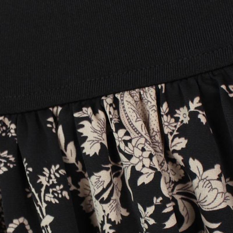 Skirt for Women Casual Versatile Elastic High Waist Long Loose Trousers Plus Size Double Layer Stretchy Slim Floral Skirt