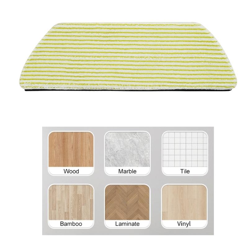 6PCS Multifuntional Floor Mopping Cloths Mop Attachments Dust Catching Mop Pad Reusable Mop Cloth for RV2820 Vacuum