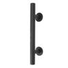 Sliding Barn Door Handle Black Carbon Steel Barn Door Handle for Cabinets Wardrobes