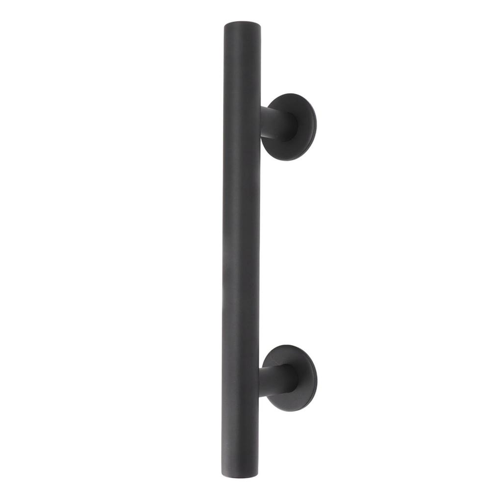 Sliding Barn Door Handle Black Carbon Steel Barn Door Handle for Cabinets Wardrobes