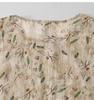 Xin Xing 2025 Summer Floral Cotton Linen Sleeveless Long Dress