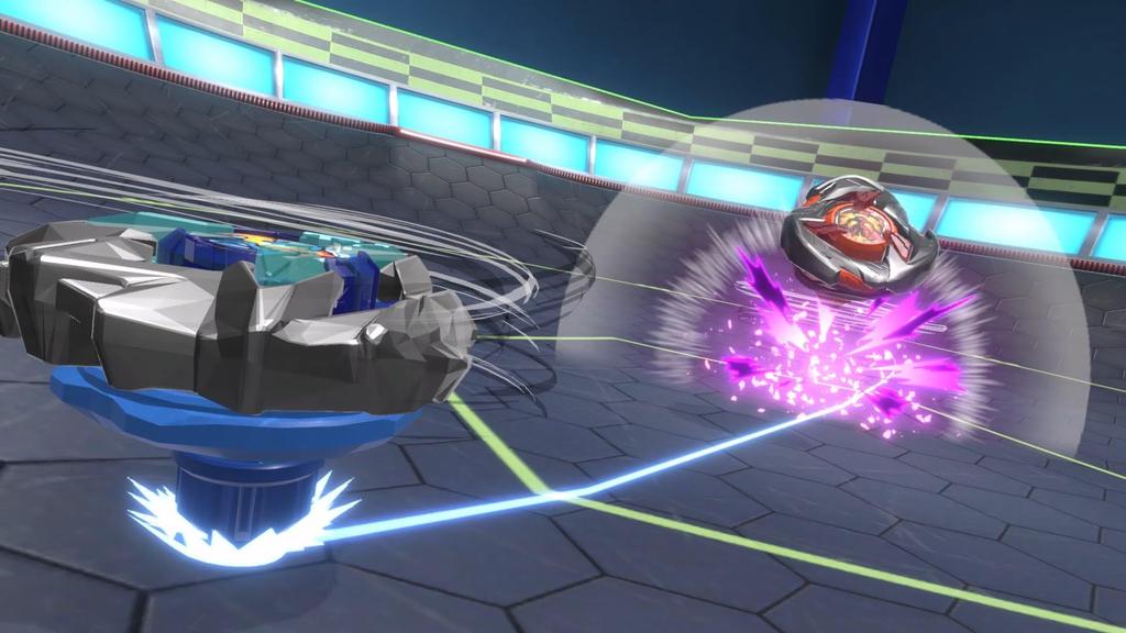 BEYBLADE X XONE - Nintendo Switch [Official Japanese Physical Edition with Exclusive Beyblade "Shinobi Knife 4-60LF Metal Coat Blue"]