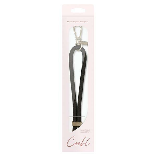 Uniq Coehl Laurel Handstrap Universal Lanyard For Phone On Hand Black/Black