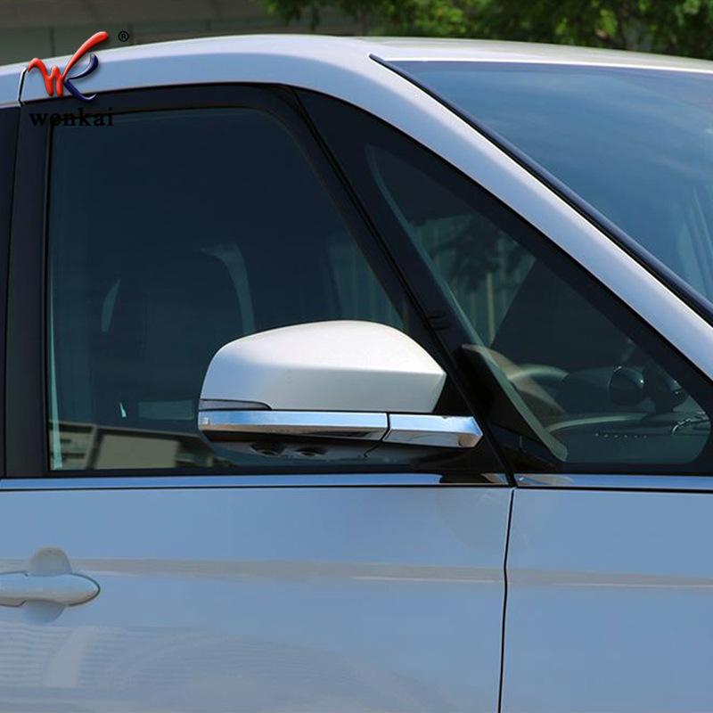 4Pcs ABS Chrome Side Rearview Mirror Strip Cover Trims Sticker For Toyota Noah Voxy 90 Series