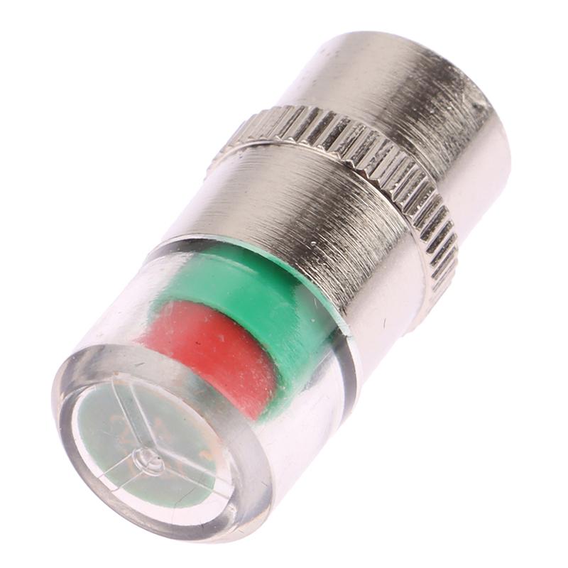 4 stk/sett bildekktrykkindikator Dekktrykkmåler Alarm Overvåking ventilhettesensor for ekstern ventildeteksjon