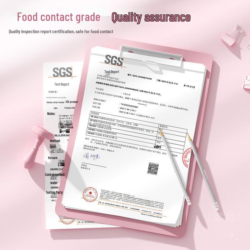 Durable Food-Grade Disposable Nitrile Dishwashing Gloves for Household and Kitchen Cleaning