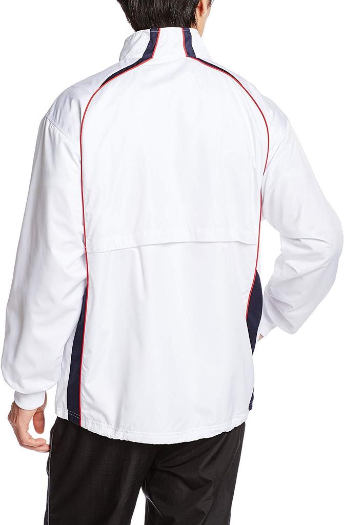 Converse Basketball Jersey Jacket CB162501S Size L Warm-Up White/Navy,