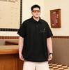 Premium Feeling Trendy Large Size Wicking Soft Quality Breathable Men's Loose Polo Shirt Wrinkle Resistant Casual Athletic Short Sleeve Neck Shirt