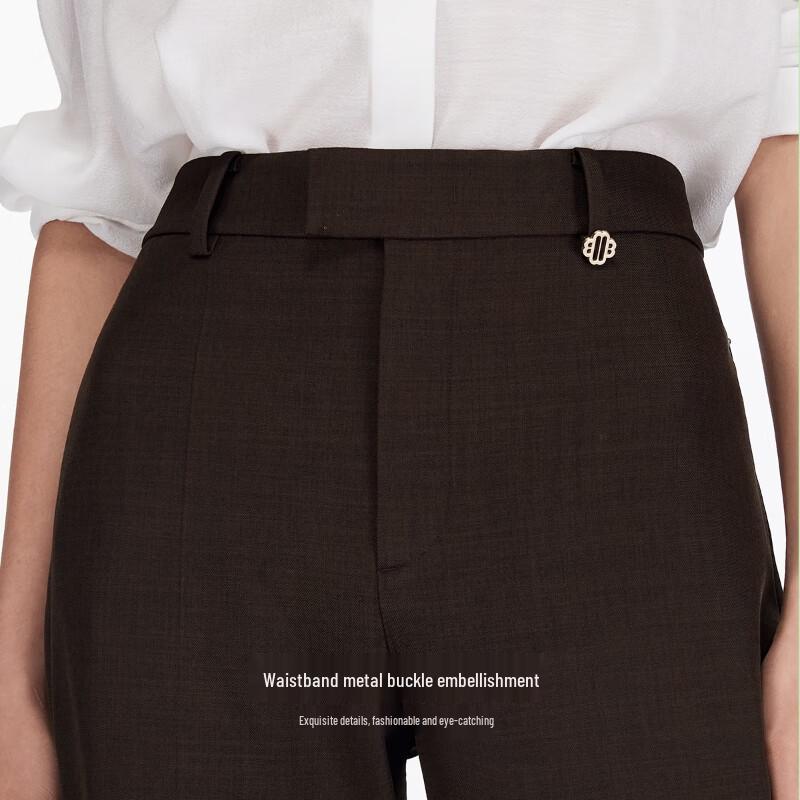 VEROMODA Women's Draped Slim Flared Casual Pants