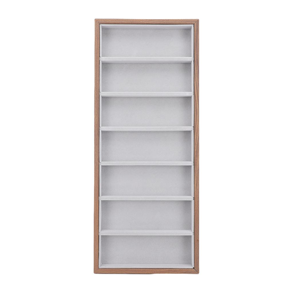 Sonnenbrillen Organizer Tablett 7 Fächer Samt Brillen Schmuck Tablett Display Etui Mehrzweck für Krawatten Socken Uhren