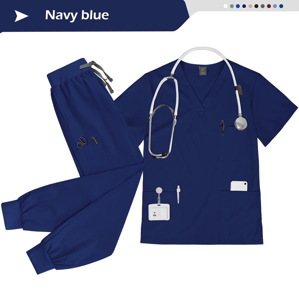 Nurse Uniform Set Doctor Nurses Dental Hospital Uniforms Joggers Pants Sets Beauty Spa Nursing Articles Scrub Workwear