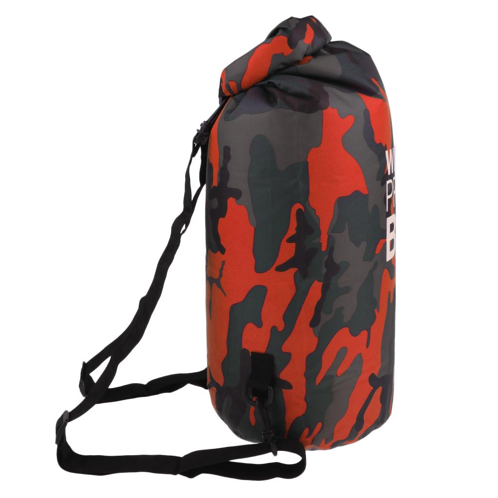 Waterproof Bag Roll Top Floating Sack PVC Backpack for Kayak Canoe Surfing Boating Swimming Outdoor