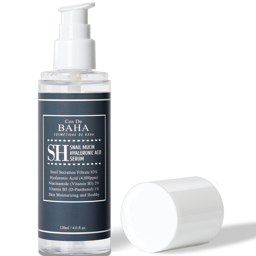 [COS DE BAHA] SH Snail Mucin 83% Niacinamide Moisturizing Serum 120ml