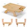 Wooden Sofa Tray Mobile Phone Stand Fruit Plate Wood Craft Ornament