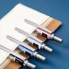 Student Mechanical Pencil 0.5/0.7mm Lead Anti-Break Buffer Design Easy Refill Clip Writing Pen Metal Body Primary School Student Mechanical Pencil