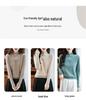 New Chinese Style Women's Thick Wool Sweater - Frog Button, Stand Collar, Loose Fit, Autumn Winter Warm Knit