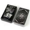 10.3*6cm Black and White Rider Tarot Deck 78 Pcs Tarot Cards for Beginners Rider-waite Tarot System Pocket Size