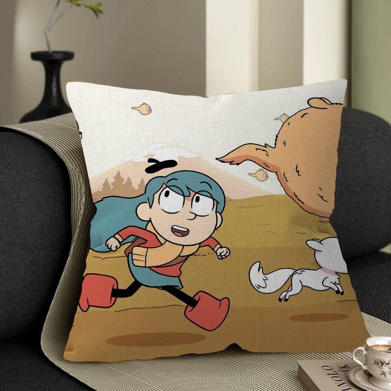 Cartoon H-Hilda Pillow Anime Pillow Sofa Bed Head Pillow Cover Cushion Cover 45x45 Cm Fashion